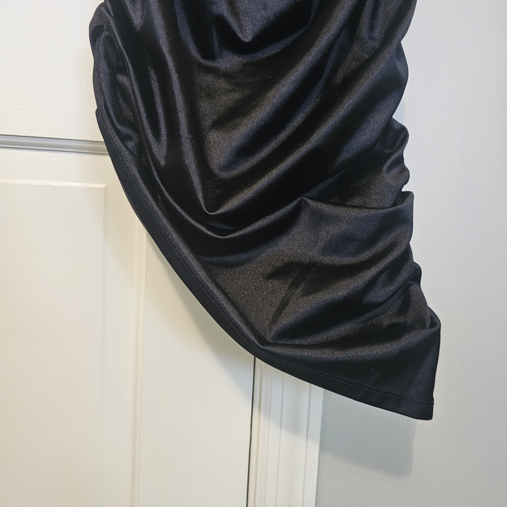 Justify Black Strapless Ruched Dress - Picture 2 of 4